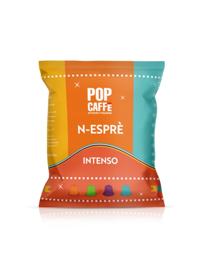 Pop Caffè compatibile Nespresso Miscela Intenso 100 capsule