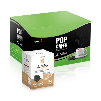 Pop Caffè compatibile A Modo Mio Ginseng 128 capsule