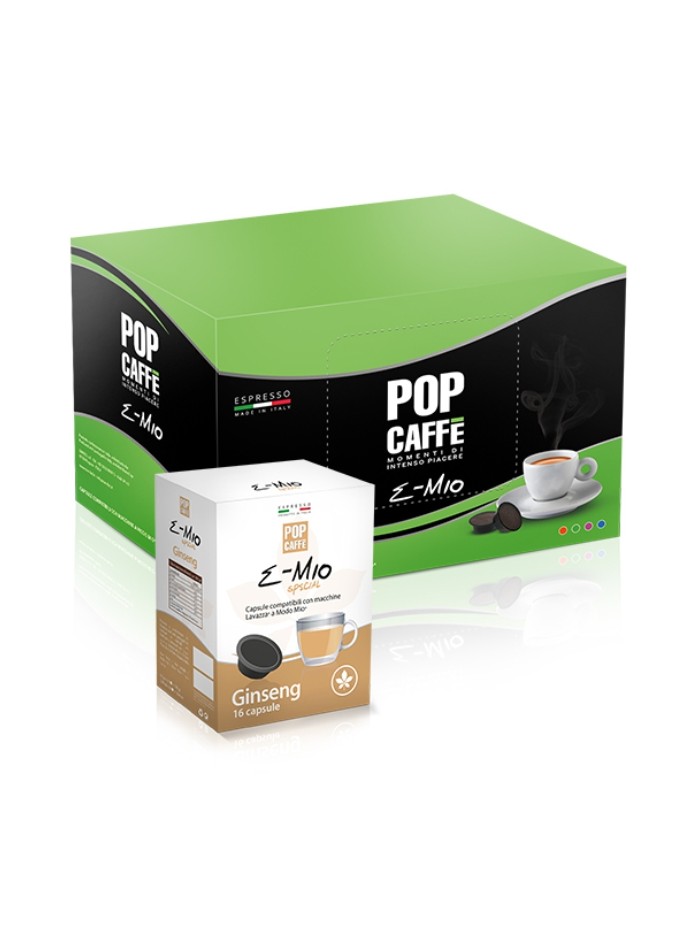 Pop Caffè compatibile A Modo Mio Ginseng 128 capsule